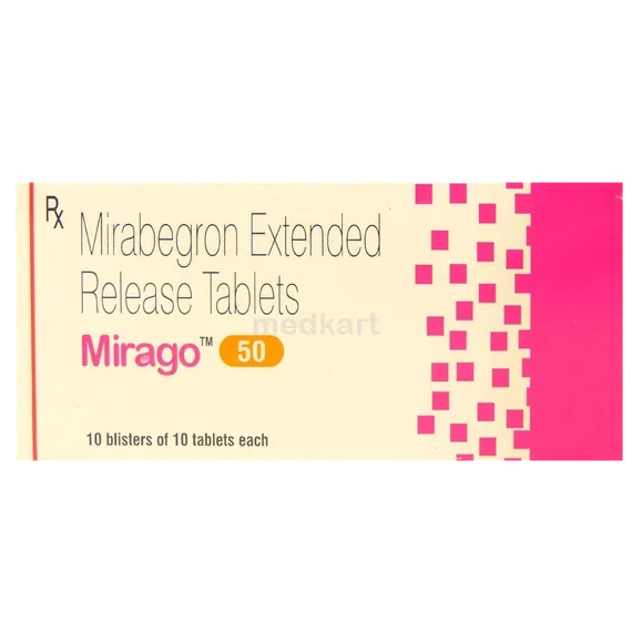 mirago 50mg tablet 10's